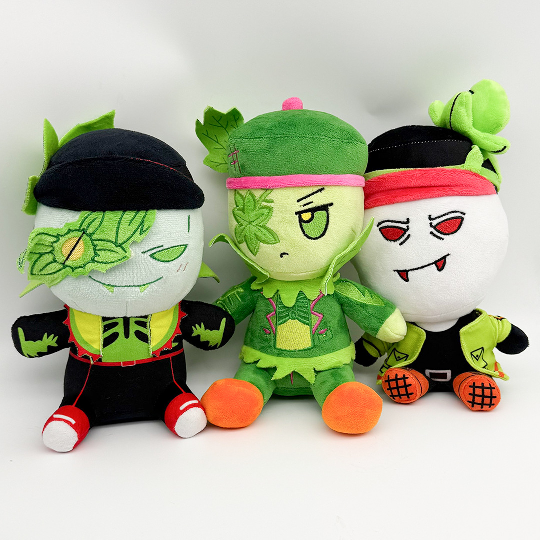 Prop De Cosplay - Funny Game Green Radishes Plushies Griefer