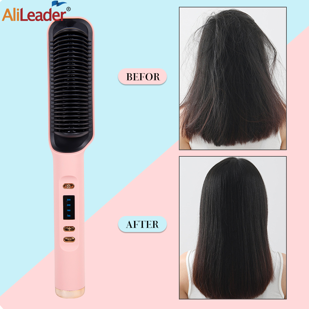 3In1 Hot Air Comb Straightenin - Aerith Cosplay Prop 评论和价格
