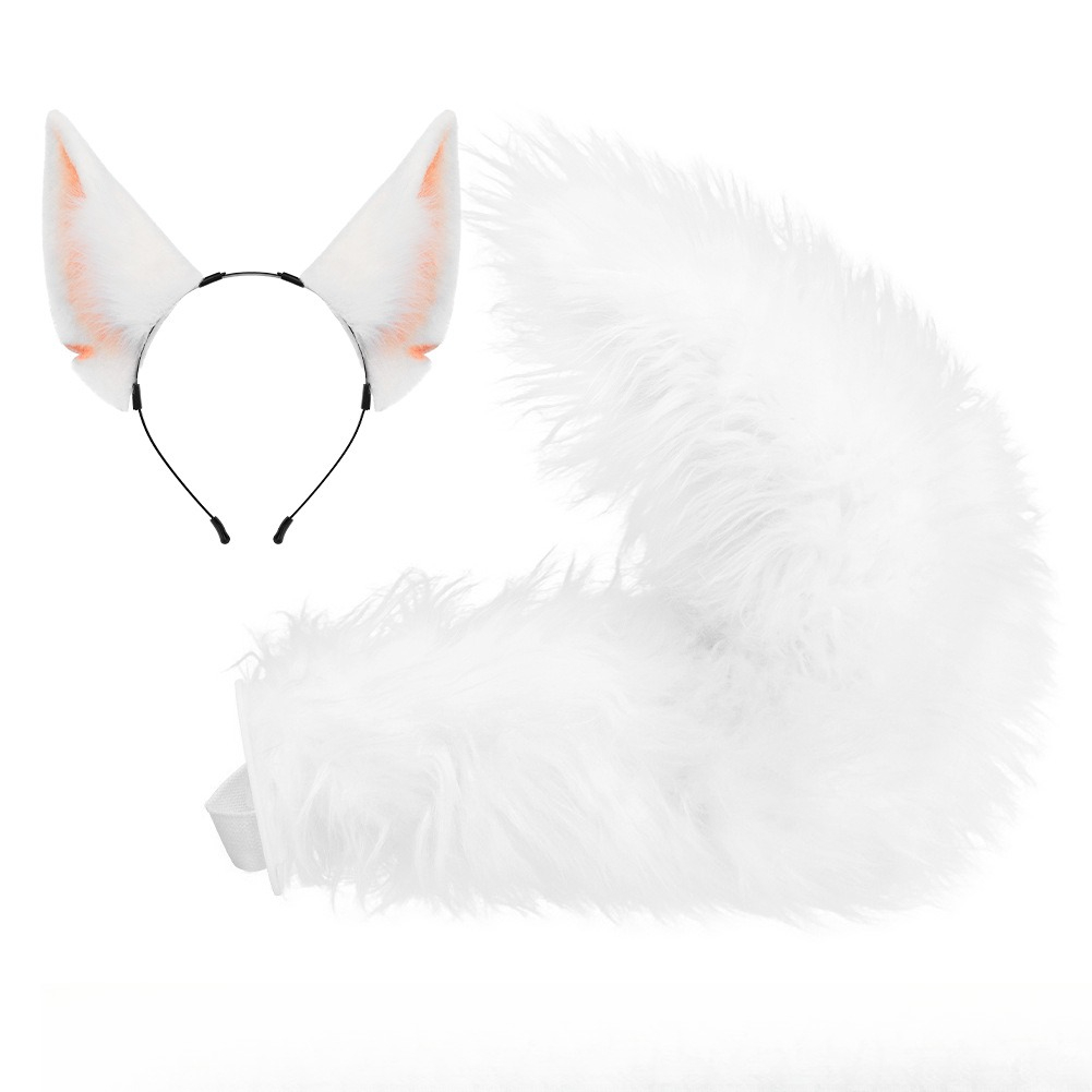 Tail Kemonomi Faux Fur Fox Ear - Cosplay Prop Kit 评论和价格