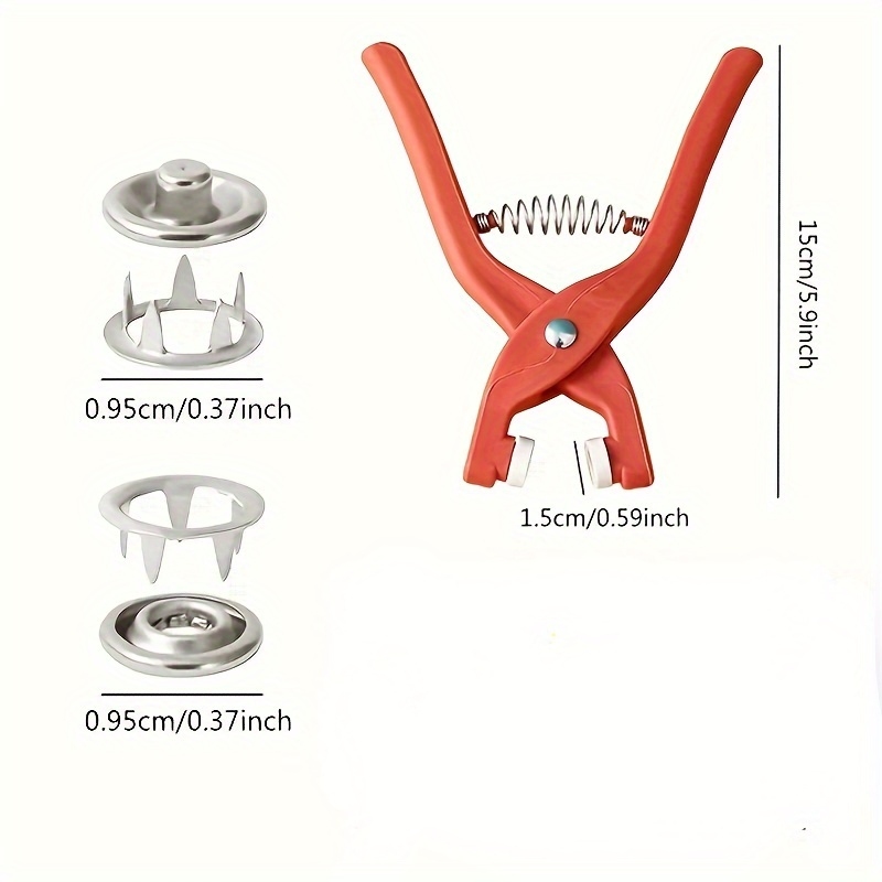 50 Set of Hand-Operated Snap F - Snap Fastener Set 评论和价格