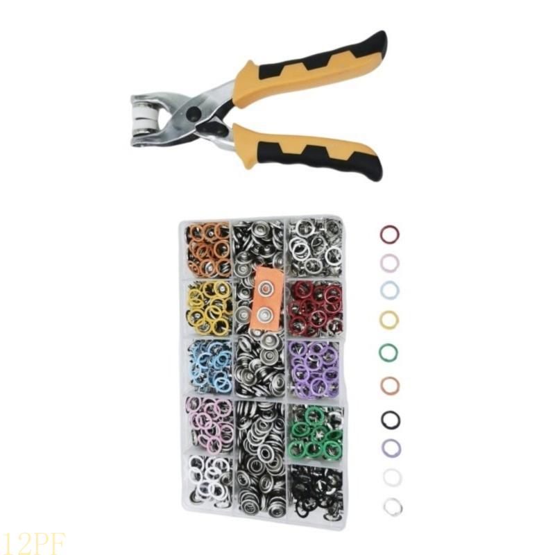 12PF 200set Metal With Fastene - Snap Plier Setter 评论和价格