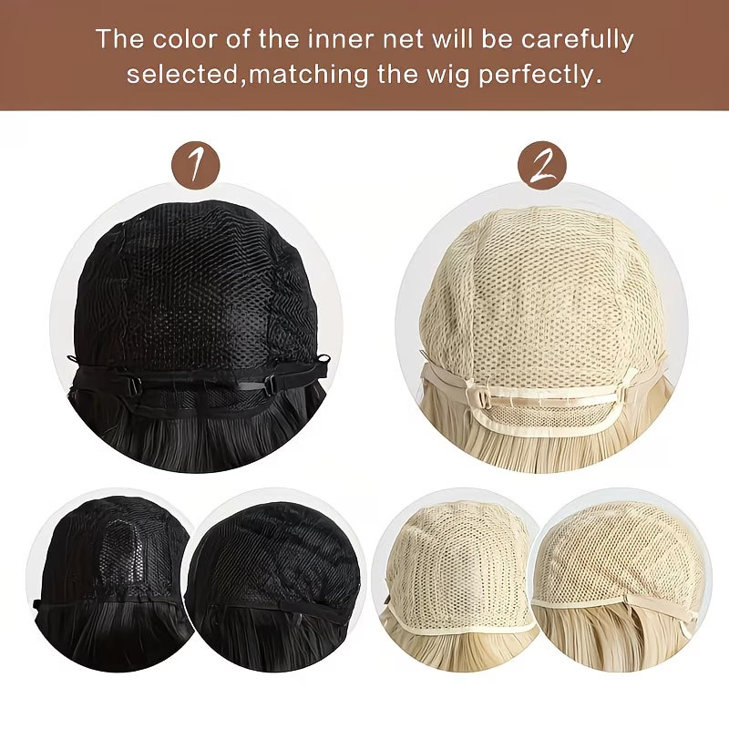 Airy bangs short bob wig, ligh - Wig Fiber Net 评论和价格