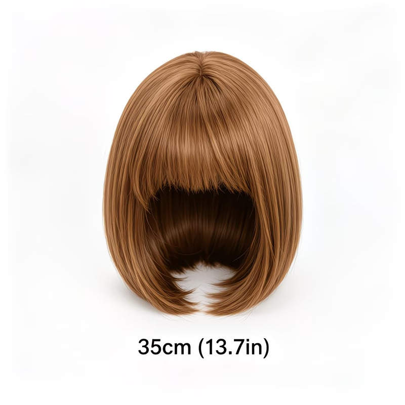 Airy bangs short bob wig, ligh - Wig Fiber Net 评论和价格