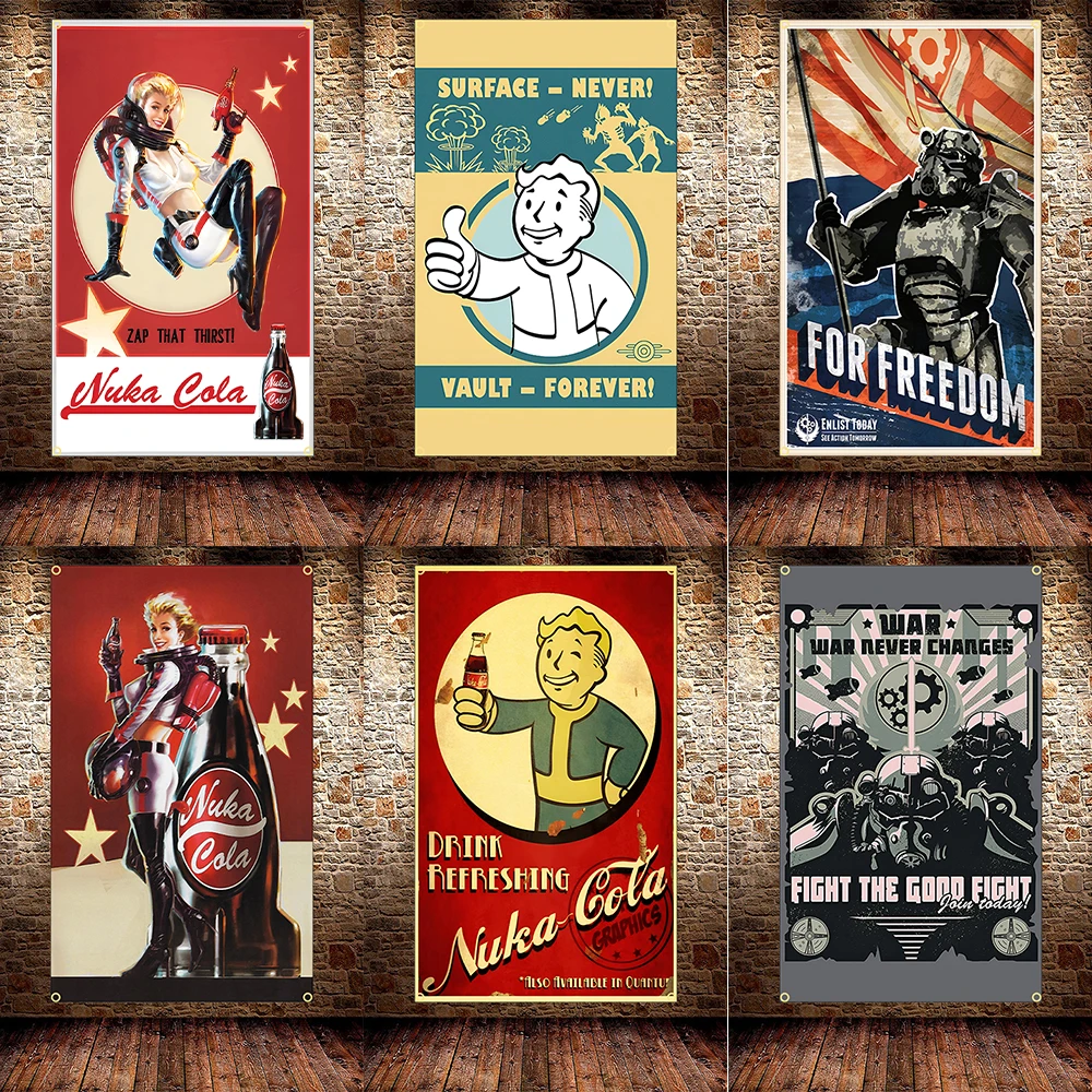 FLAGDOM 90X150CM 3X5Ft GAME Po - Fallout Cosplay Prop 评论和价格