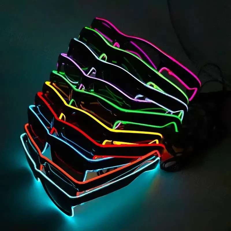 Neon LED Glowing Sunglasses Co - Led El Wire 评论和价格