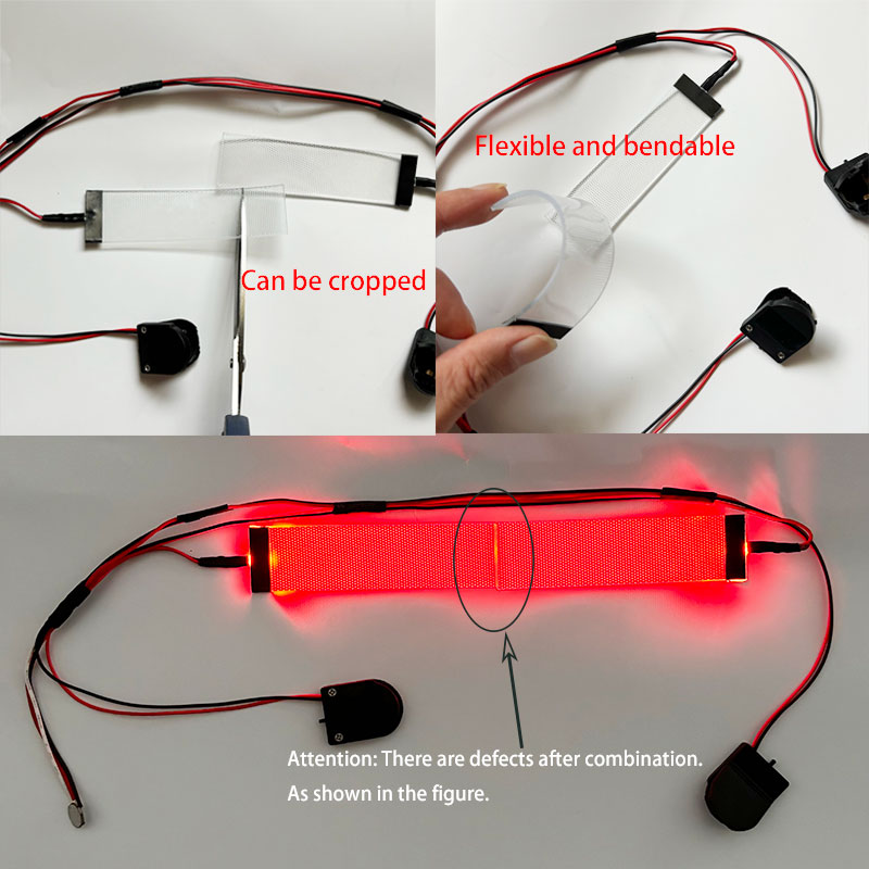 Red Flexible Bendable DIY LED  - Cosplay Prop Kit 评论和价格