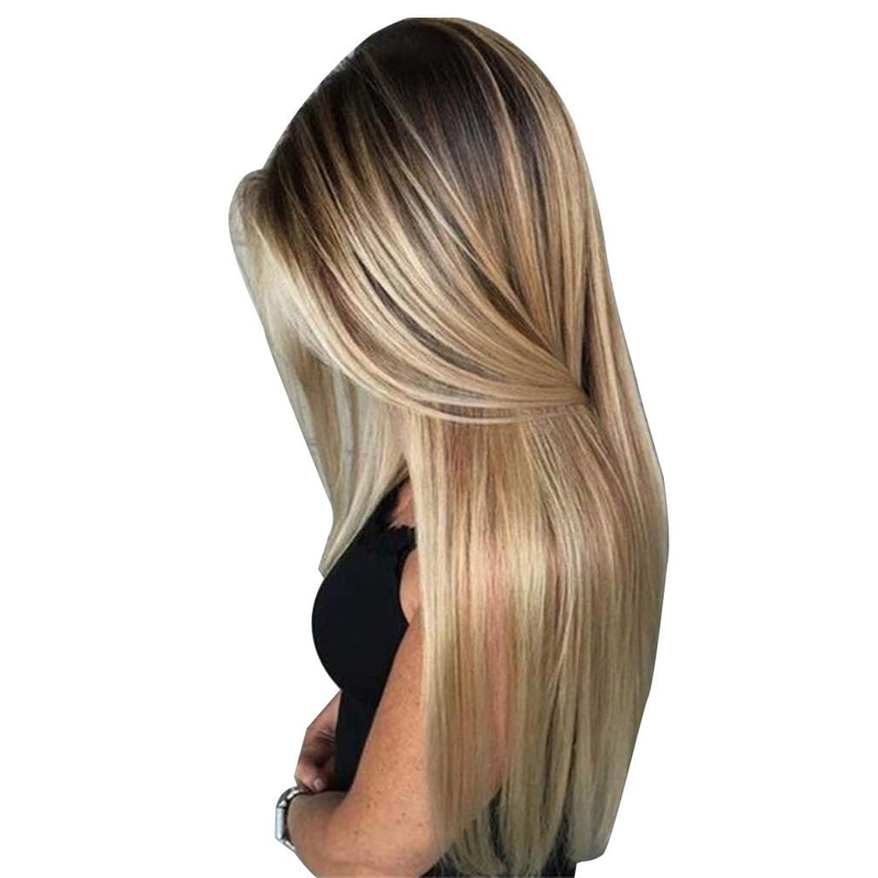 72cm Women Long Straight Wig W - Wig Fiber Net 评论和价格