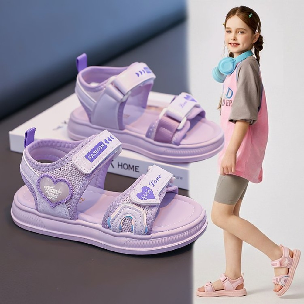 Girls' Heart-Shaped Princess S - Velcro Hook Loop 评论和价格