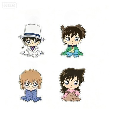 Detective Conan anime pin broo - Acrylic Cosplay Prop 评论和价格