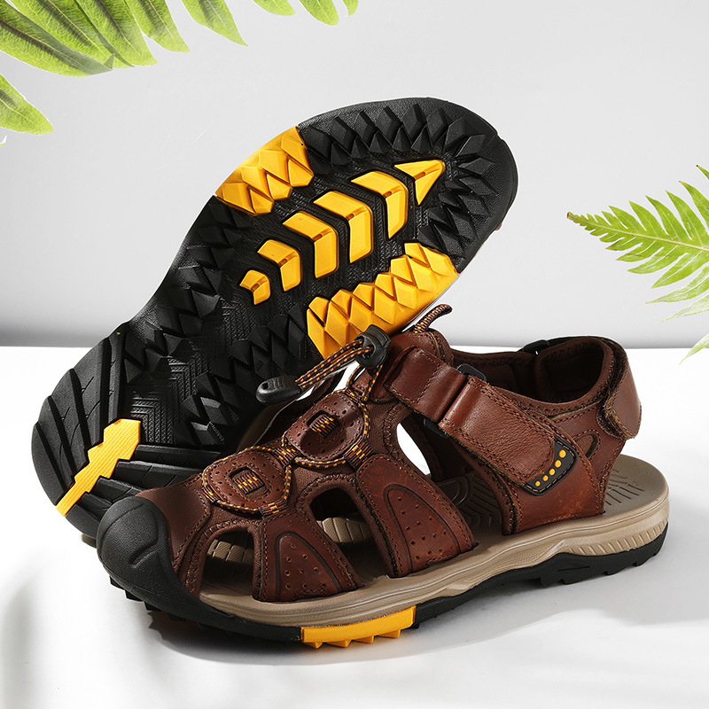 Large Size New Summer Men's To - Velcro Hook Loop 评论和价格