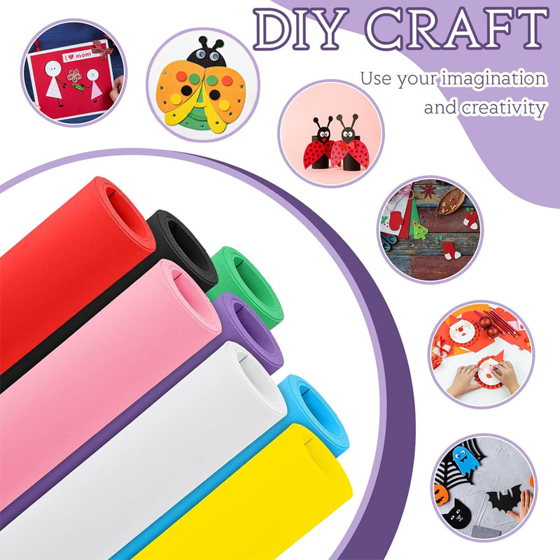 1pcs Colorful Eva Foam Sheets  - Craft Foam Roll 评论和价格
