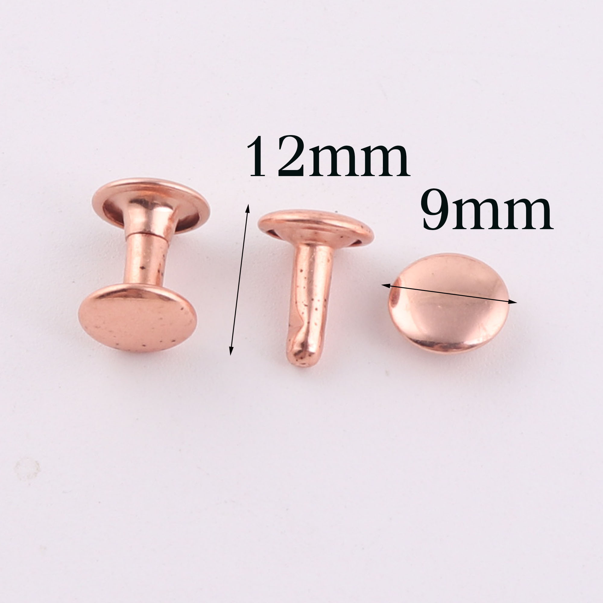 100 Sets Double Cap Rivets,Ros - Snap Fastener Set 评论和价格