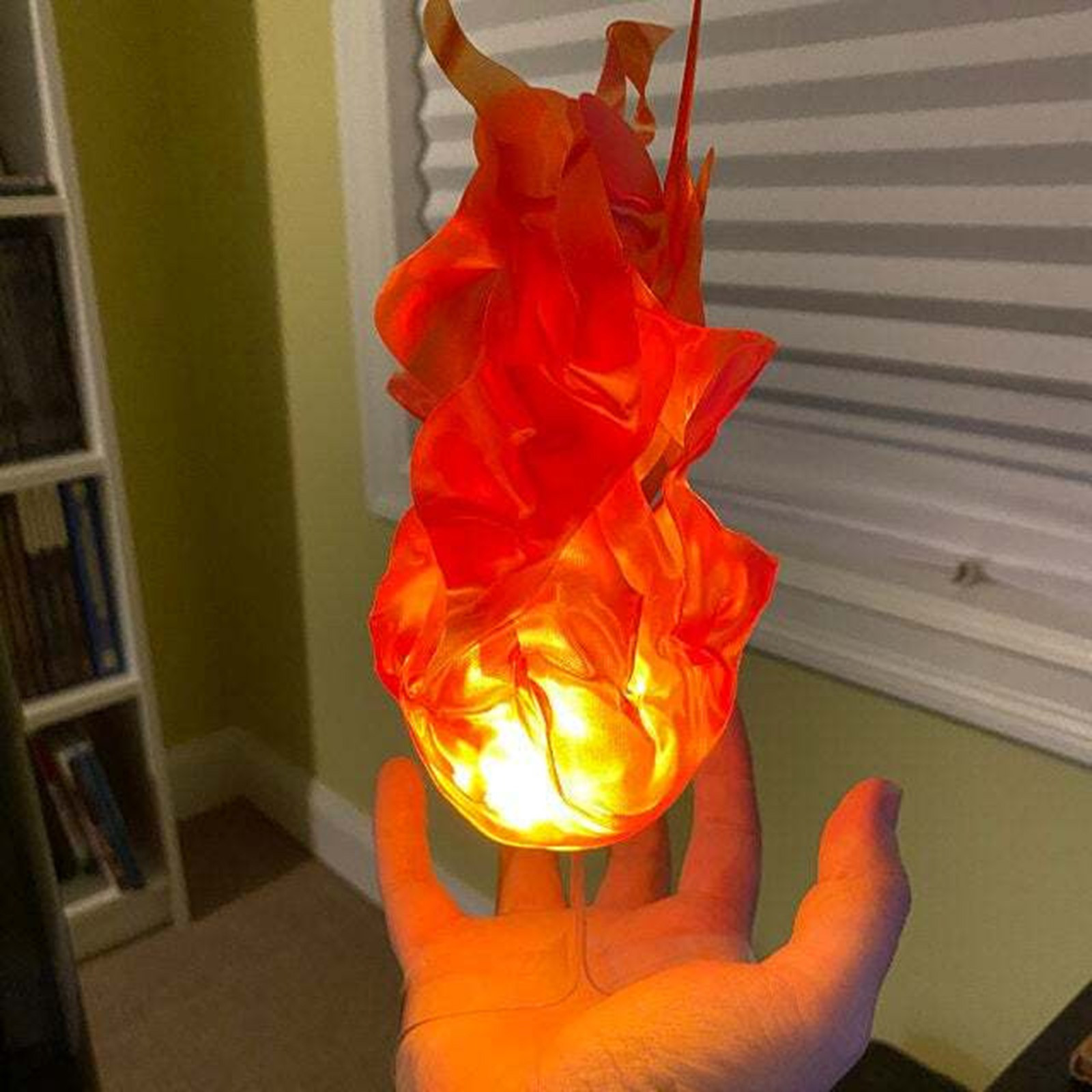 Halloween Hanging Floating Fir - Cosplay Fireball Prop 评论和价格