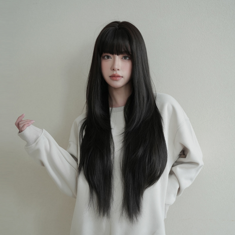 Women's wig, natural black, sy - Wig Fiber Net 评论和价格