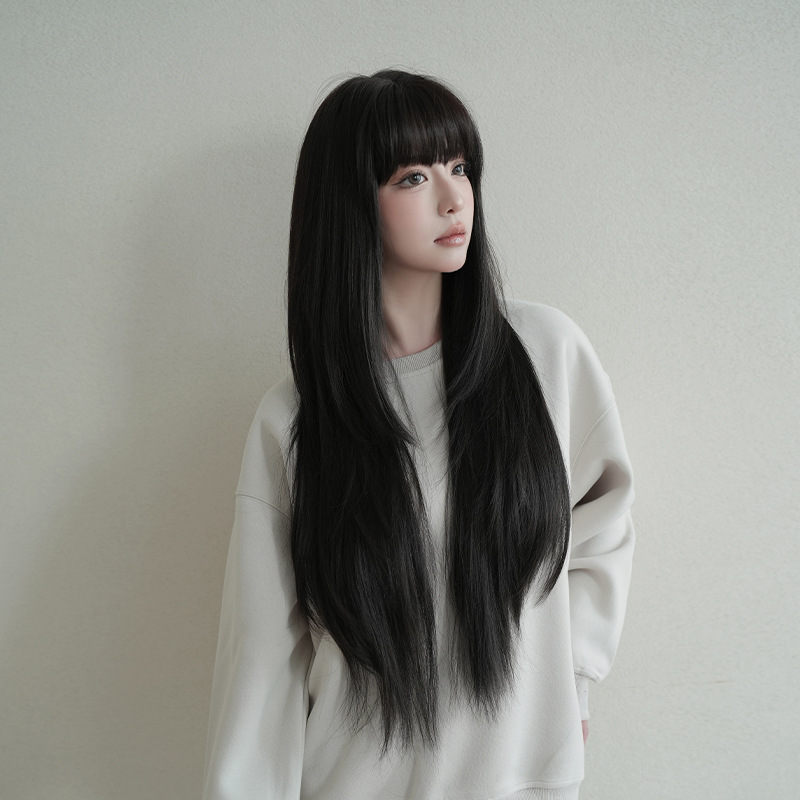 Women's wig, natural black, sy - Wig Fiber Net 评论和价格