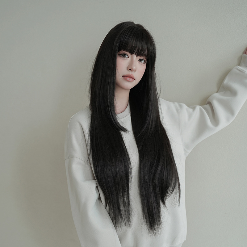 Women's wig, natural black, sy - Wig Fiber Net 评论和价格