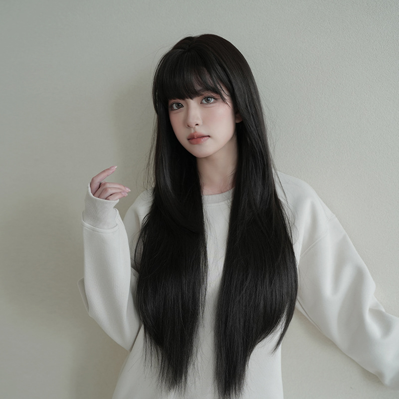 Women's wig, natural black, sy - Wig Fiber Net 评论和价格