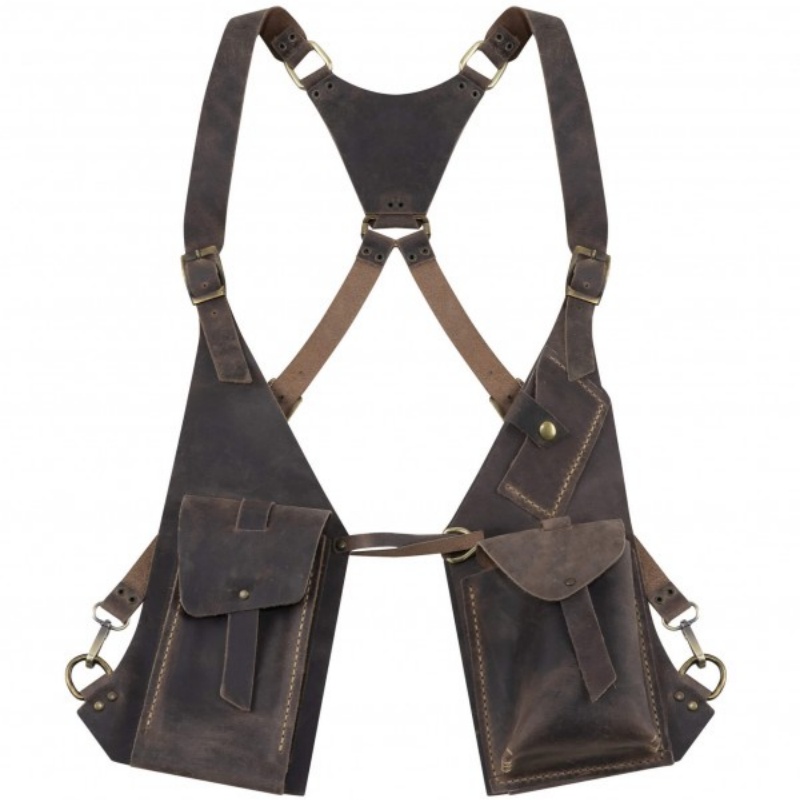 Retro Medieval Leather Shoulde - Evoker Cosplay Prop 评论和价格