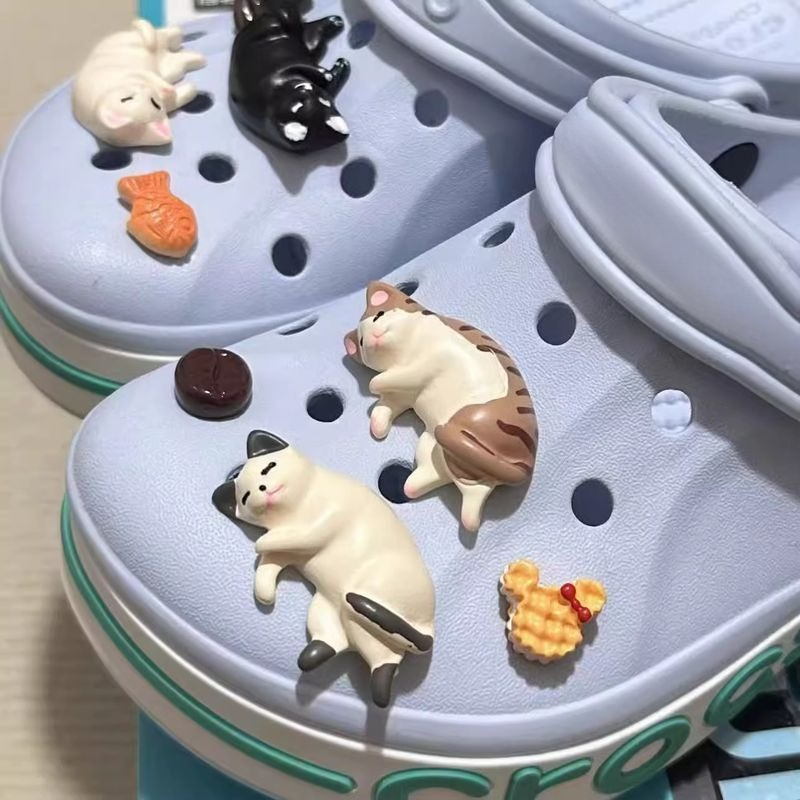 8Pcs Summer Fashion Shoe Charm - Snap Fastener Set 评论和价格