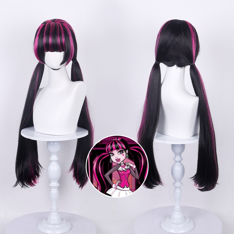 Anime Draculaura Cosplay Wig A - Wig Fiber Net 评论和价格