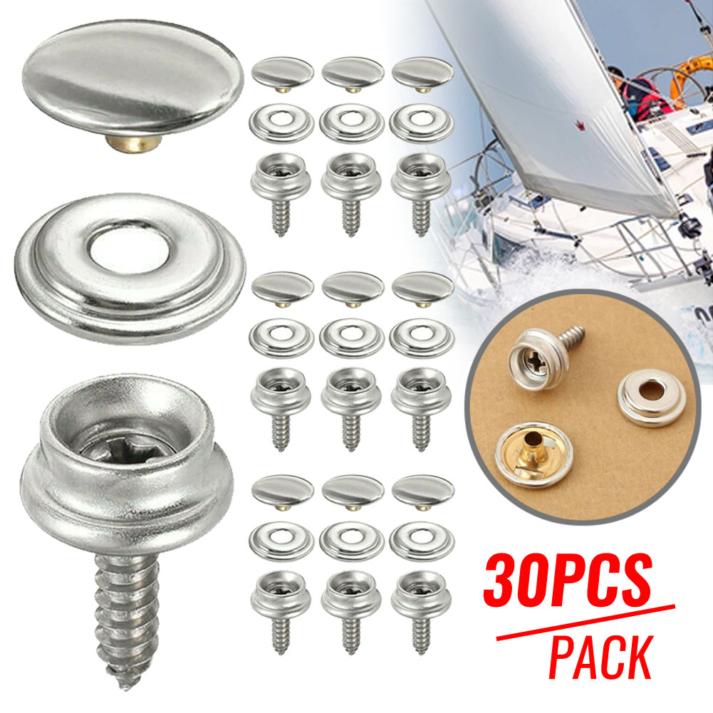 30pcs Snap Fastener Stainless  - Snap Fastener Set 评论和价格